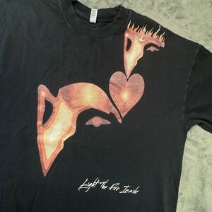 Los Angeles Apparel Graphic Tee Light the‎ Fire Inside Black XL